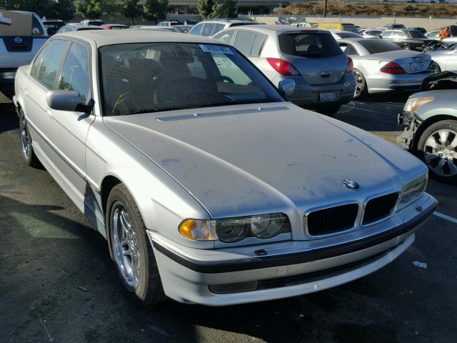 WBAGH83411DP20029 - 2001 BMW 740 IL SILVER photo 1