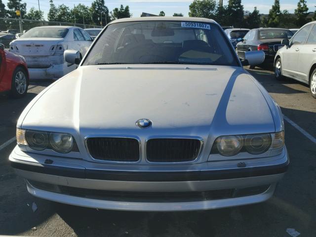 WBAGH83411DP20029 - 2001 BMW 740 IL Արծաթագույն լուսանկար 9