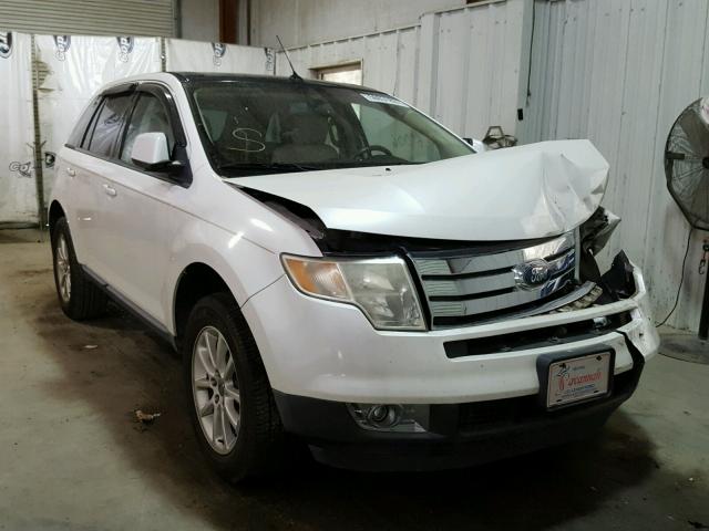 2FMDK38C19BA55396 - 2009 FORD EDGE SEL WHITE photo 1