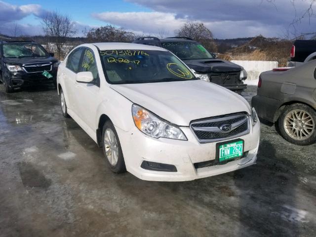 4S3BMBC64C3033269 - 2012 SUBARU LEGACY 2.5 WHITE photo 1