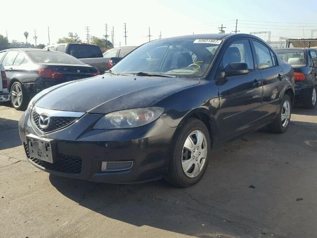 JM1BK12F571642034 - 2007 MAZDA 3 I BLACK photo 2