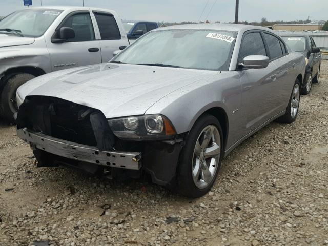 2B3CL5CT0BH538866 - 2011 DODGE CHARGER R/ SILVER photo 2