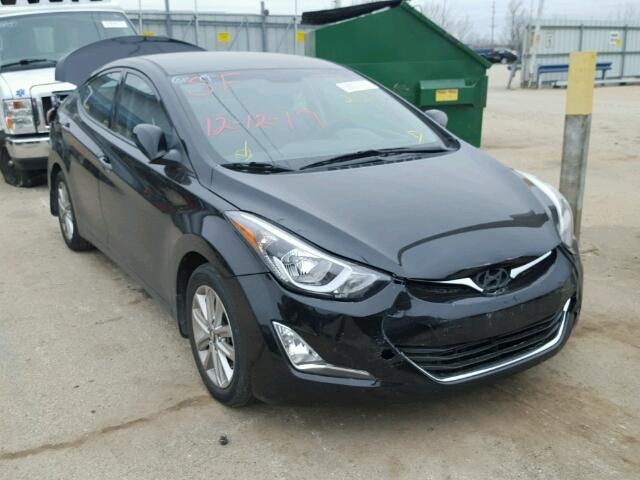 KMHDH4AE4FU342298 - 2015 HYUNDAI ELANTRA SE BLACK photo 1