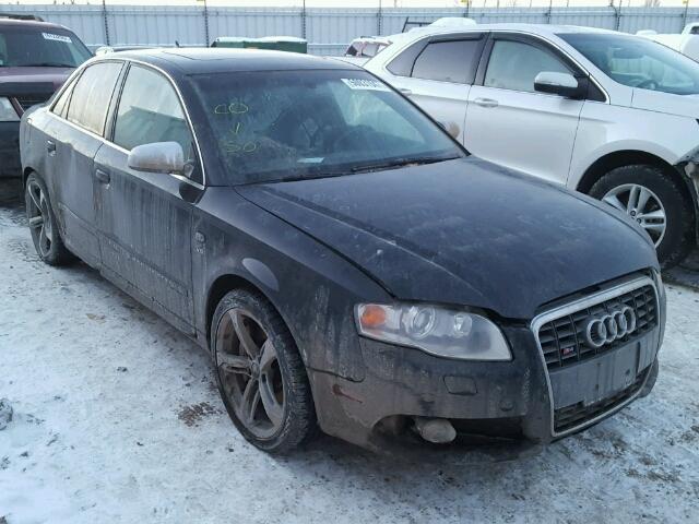 WAUGL68E28A024439 - 2008 AUDI S4 QUATTRO BLACK photo 1