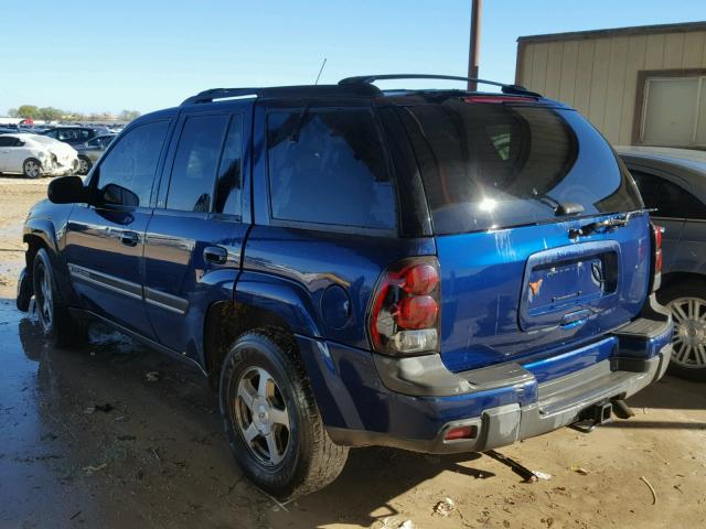 1GNDT13S322165132 - 2002 CHEVROLET TRAILBLAZE BLUE photo 3