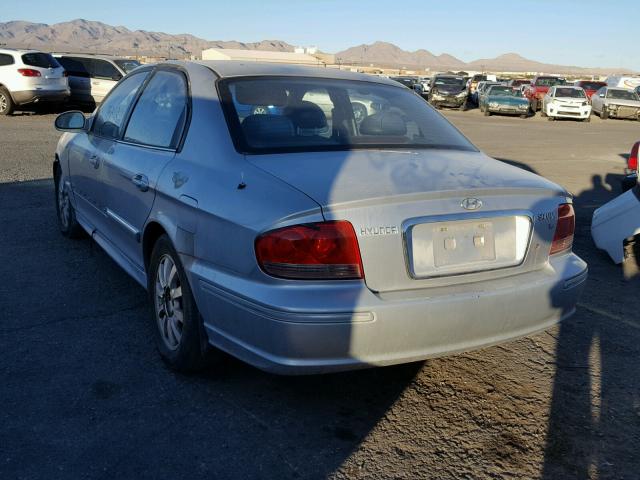 KMHWF35H94A001717 - 2004 HYUNDAI SONATA GLS SILVER photo 3