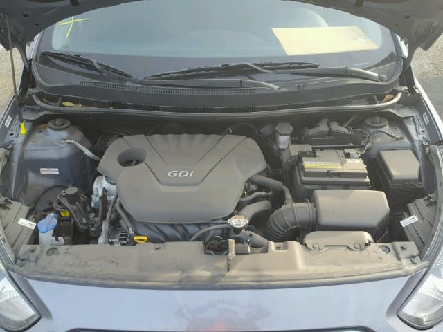 KMHCT5AE5EU176551 - 2014 HYUNDAI ACCENT GLS GRAY photo 7