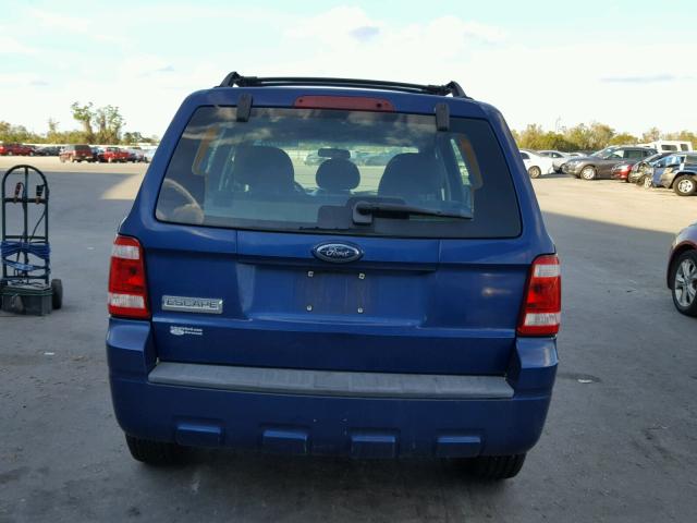 1FMCU02Z78KA92961 - 2008 FORD ESCAPE XLS BLUE photo 9