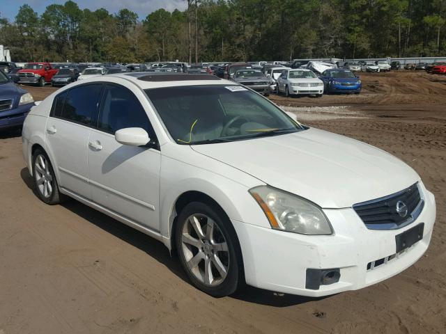 1N4BA41E58C809310 - 2008 NISSAN MAXIMA SE WHITE photo 1