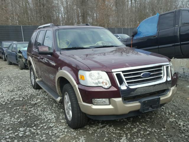 1FMEU64EX6UA61341 - 2006 FORD EXPLORER E BURGUNDY photo 1