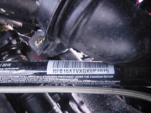 RFB16ATVXGK6P1015 - 2016 ARCT ALTERRA RED photo 10