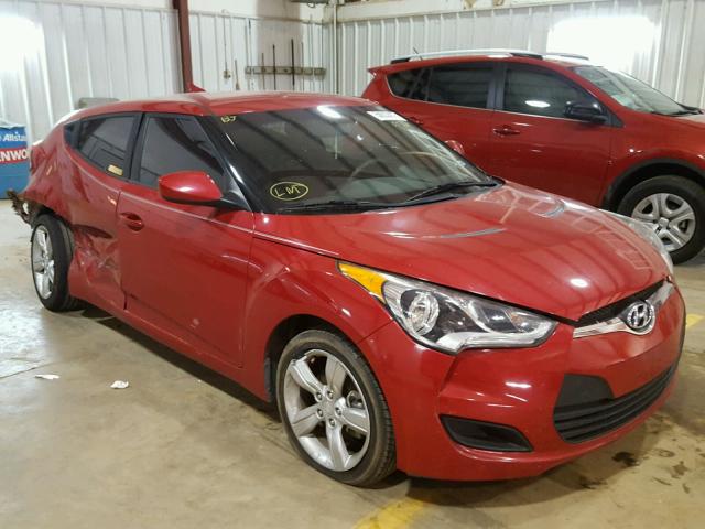 KMHTC6AD5FU239372 - 2015 HYUNDAI VELOSTER B RED photo 1