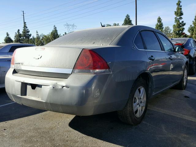 2G1WB58N989141807 - 2008 CHEVROLET IMPALA LS GRAY photo 4