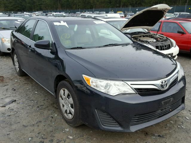 4T1BF1FK2CU143837 - 2012 TOYOTA CAMRY BASE BLACK photo 1