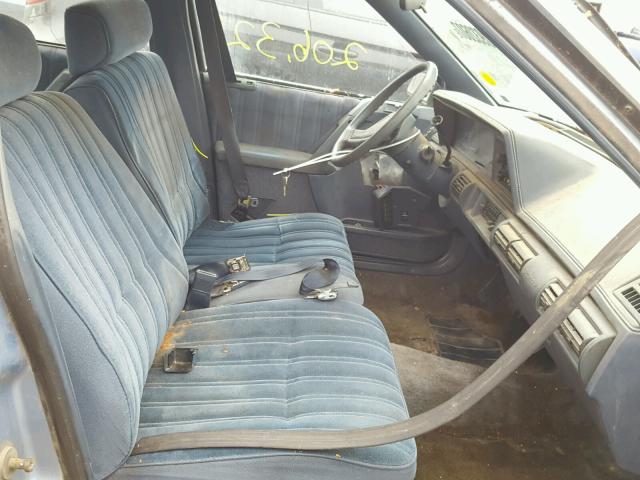 1G3AJ54N2M6345294 - 1991 OLDSMOBILE CUTLASS CI BLUE photo 5