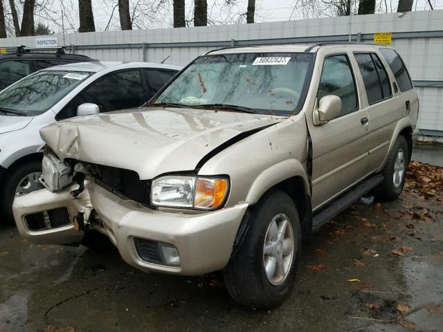 JN8DR09YX1W616596 - 2001 NISSAN PATHFINDER BEIGE photo 2