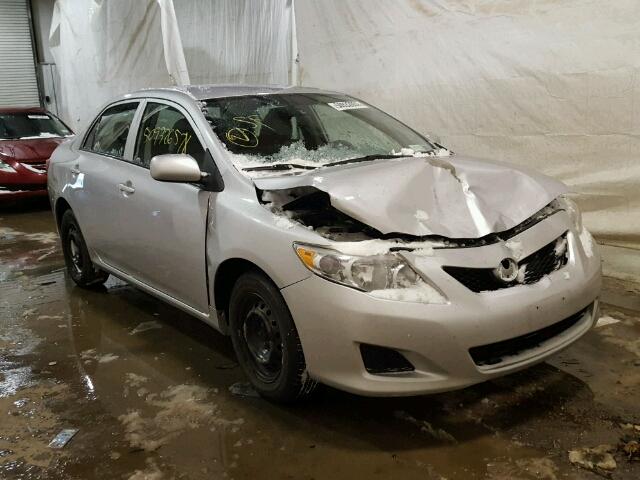 1NXBU40E49Z065192 - 2009 TOYOTA COROLLA BA SILVER photo 1