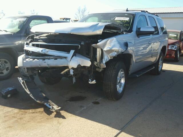 1GNSKBE09ER159164 - 2014 CHEVROLET TAHOE K150 SILVER photo 2