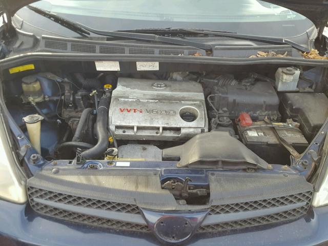 5TDZA23C55S256001 - 2005 TOYOTA SIENNA CE BLUE photo 7