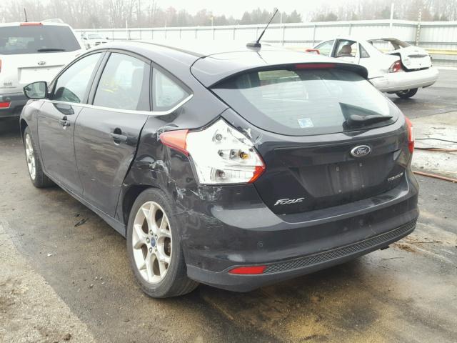 1FAHP3N24CL361458 - 2012 FORD FOCUS TITA BLACK photo 3