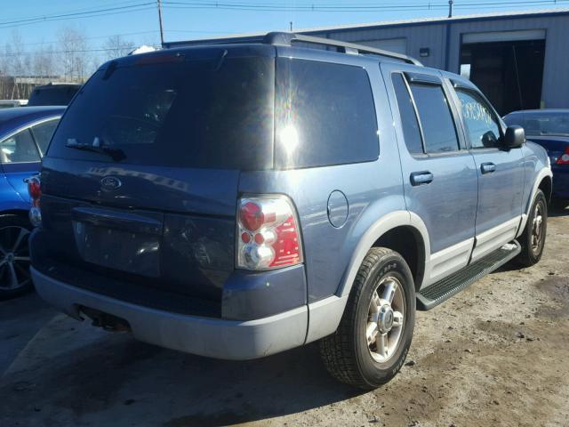 1FMZU73E92ZB85185 - 2002 FORD EXPLORER X BLUE photo 4