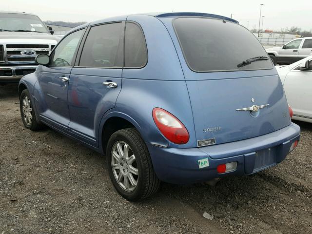 3A4FY58B07T512435 - 2007 CHRYSLER PT CRUISER BLUE photo 3