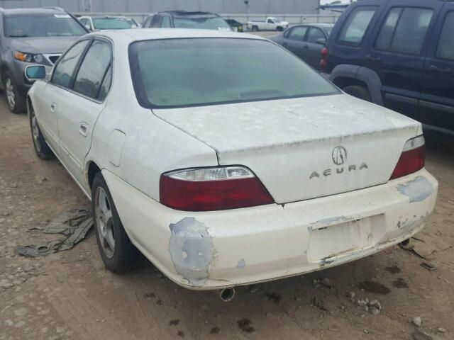 19UUA56682A043104 - 2002 ACURA 3.2TL WHITE photo 3