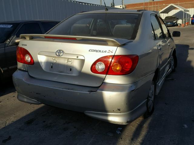 1NXBR32E73Z024992 - 2003 TOYOTA COROLLA SILVER photo 4