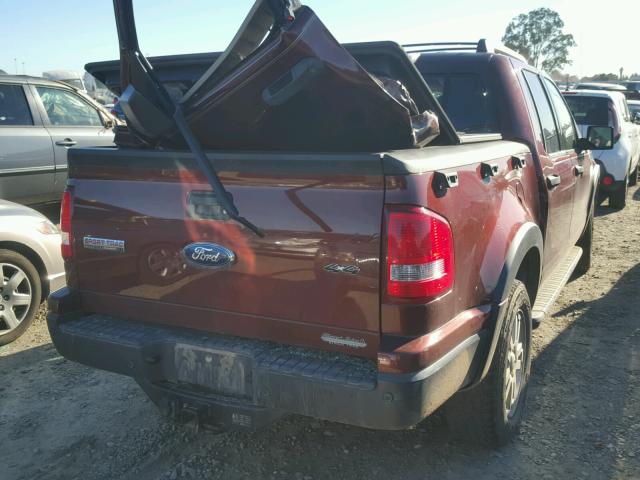 1FMEU5BE7AUF08231 - 2010 FORD EXPLORER S MAROON photo 4