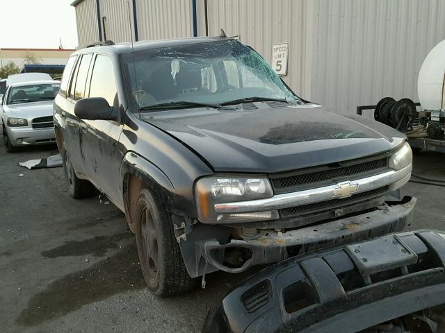 1GNDS13S672249830 - 2007 CHEVROLET TRAILBLAZE BLACK photo 1