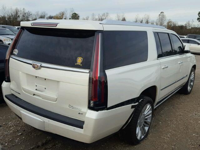 1GYS4UKJ4FR572231 - 2015 CADILLAC ESCALADE E WHITE photo 4