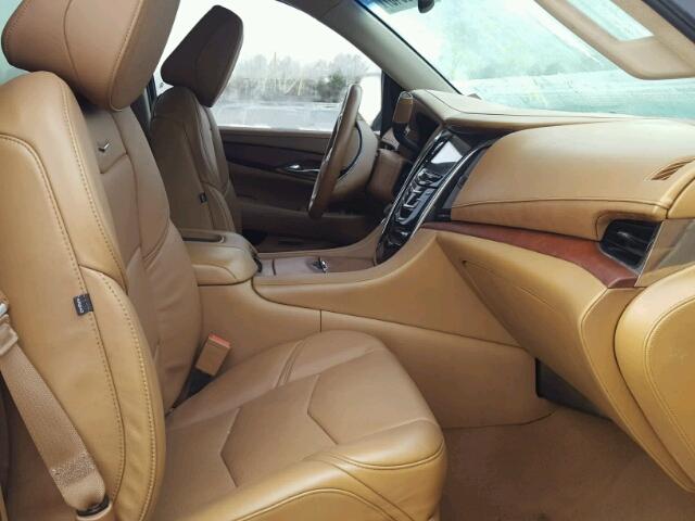 1GYS4UKJ4FR572231 - 2015 CADILLAC ESCALADE E WHITE photo 5