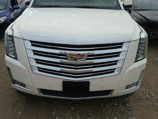 1GYS4UKJ4FR572231 - 2015 CADILLAC ESCALADE E WHITE photo 7