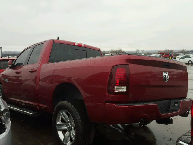 1C6RR6HT9DS523372 - 2013 RAM 1500 SPORT BURGUNDY photo 3