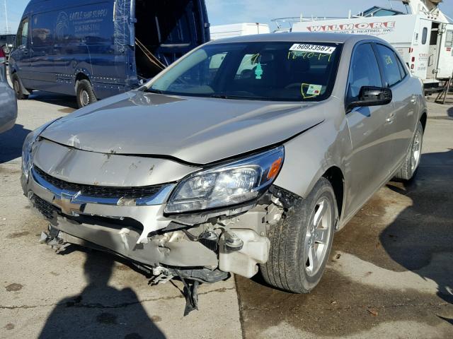 1G11B5SLXEF157907 - 2014 CHEVROLET MALIBU LS TAN photo 2
