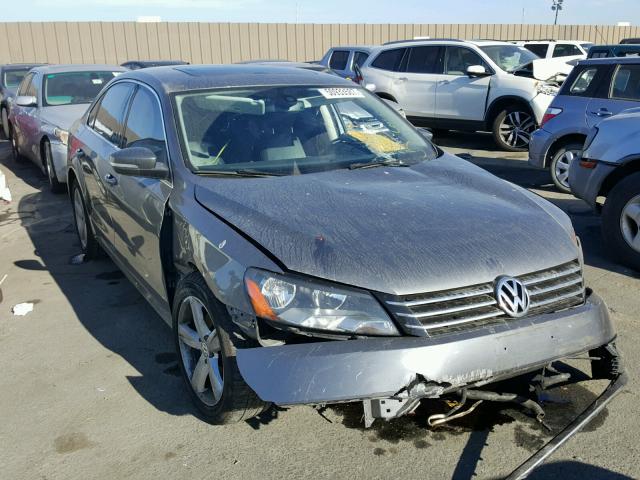 1VWBP7A36DC111997 - 2013 VOLKSWAGEN PASSAT SE GRAY photo 1