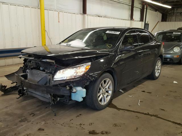 1G11C5SAXDF202161 - 2013 CHEVROLET MALIBU 1LT 黑色 照片 2