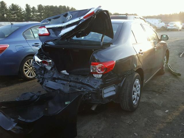 5YFBU4EE8BP001253 - 2011 TOYOTA COROLLA BA BLACK photo 4