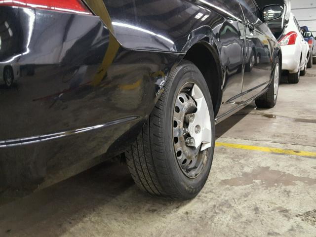 1HGEM21072L007793 - 2002 HONDA CIVIC EX შავი ფოტო 9