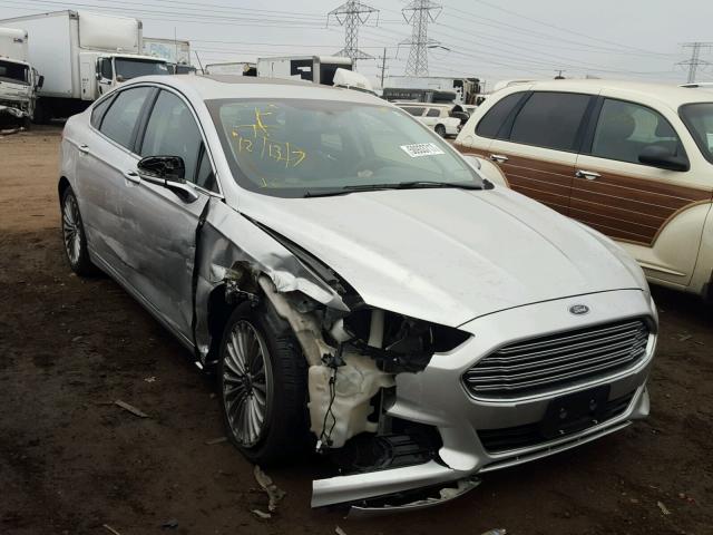 3FA6P0K91DR357622 - 2013 FORD FUSION TIT SILVER photo 1