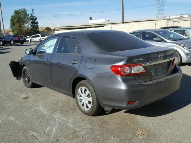 5YFBU4EE7DP130300 - 2013 TOYOTA COROLLA BA GRAY photo 3