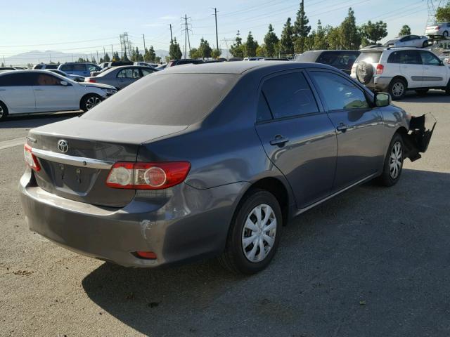 5YFBU4EE7DP130300 - 2013 TOYOTA COROLLA BA GRAY photo 4