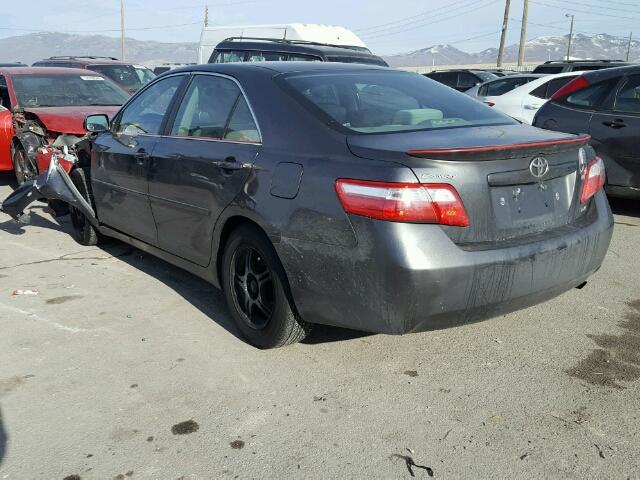 4T1BE46K27U135098 - 2007 TOYOTA CAMRY CE/L GRAY photo 3