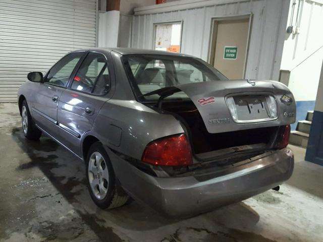 3N1CB51D24L918740 - 2004 NISSAN SENTRA 1.8 GRAY photo 3