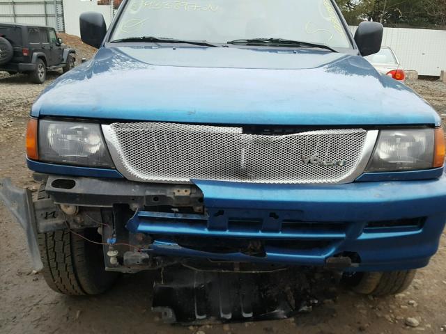 JA4MT31H5XP000201 - 1999 MITSUBISHI MONTERO SP BLUE photo 9