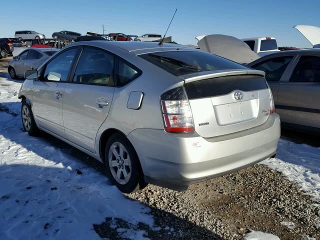 JTDKB20U257038202 - 2005 TOYOTA PRIUS SILVER photo 3