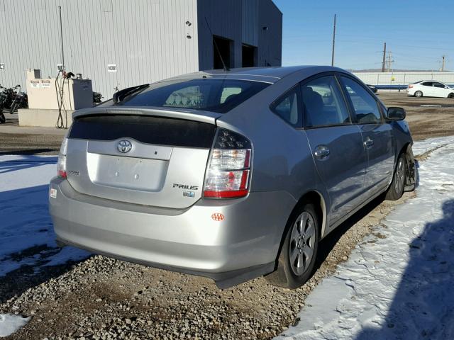 JTDKB20U257038202 - 2005 TOYOTA PRIUS SILVER photo 4