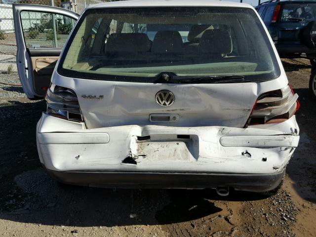 9BWBL61J654029468 - 2005 VOLKSWAGEN GOLF GL WHITE photo 9