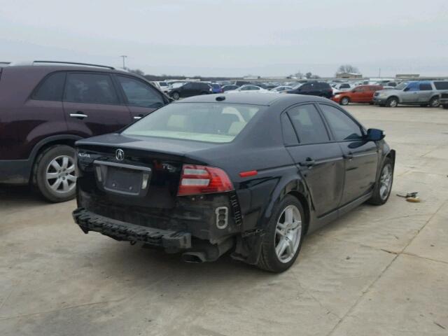 19UUA662X7A021566 - 2007 ACURA TL BLACK photo 4