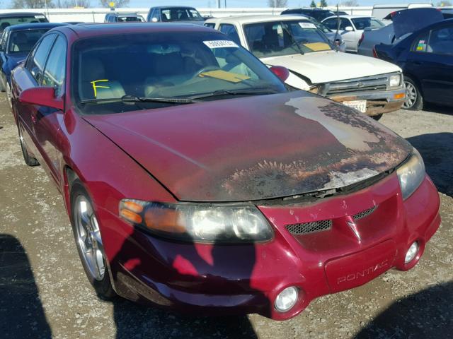 1G2HZ541334131823 - 2003 PONTIAC BONNEVILLE MAROON photo 1